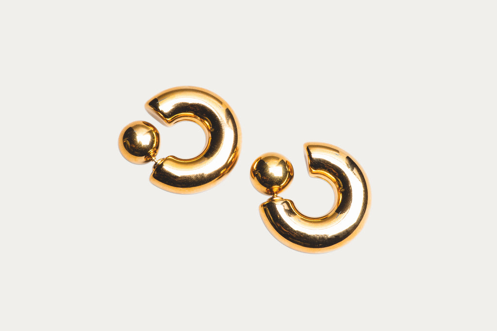Marina (Chunky Round Earrings)